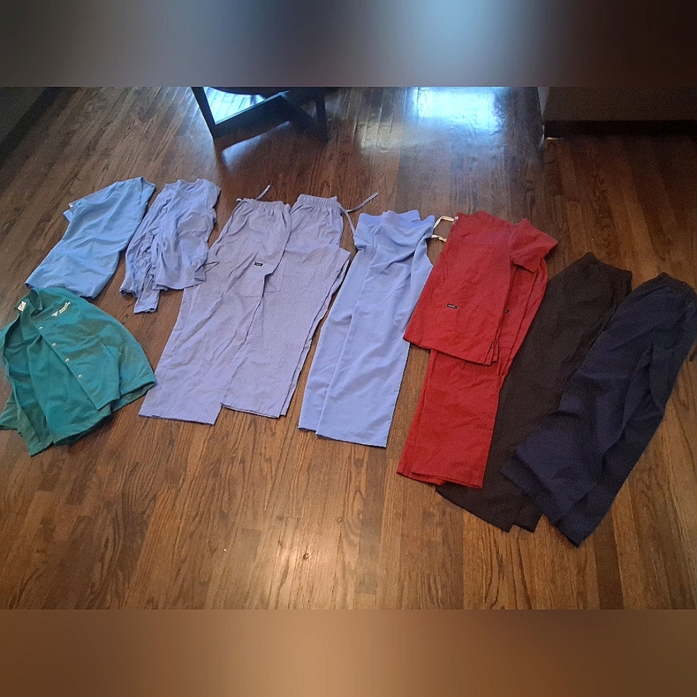 Bundle Assorted Scrub Pants and Tops